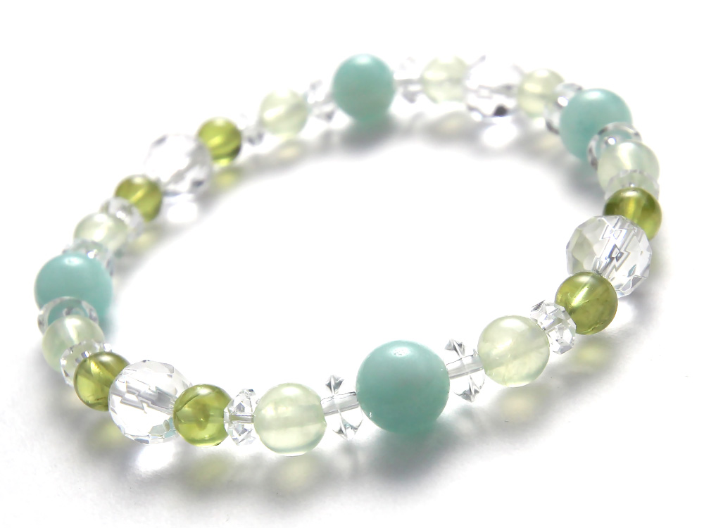 ブレスレット パワーストーン 天然石 レディース ペア ローズクォーツ