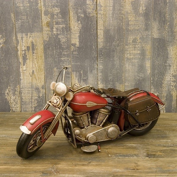 ブリキおもちゃ バイク ヴィンテージバイク オブジェ ハーレー 模型 