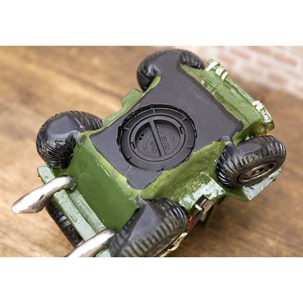 アメリカン レトロ 貯金箱 マネーバンク アーミー ジープ
