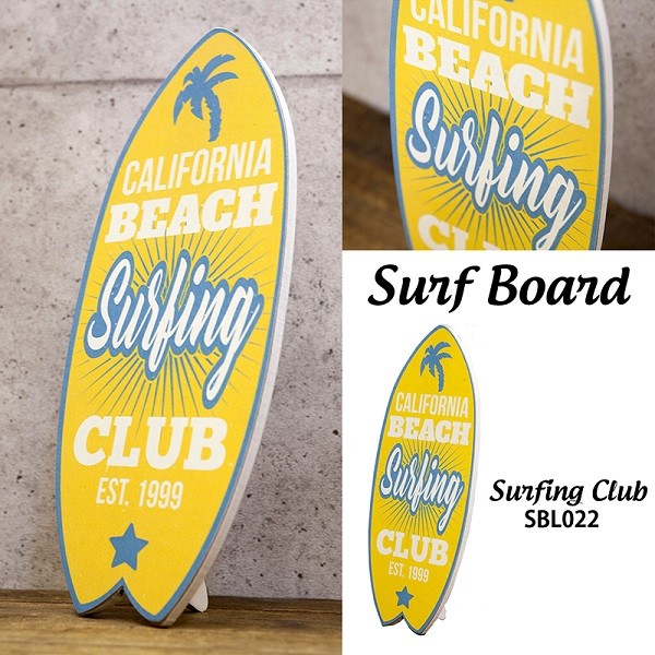 アメリカン レトロ ミニサーフボード ウッドプラーク ザ・ウェーブ