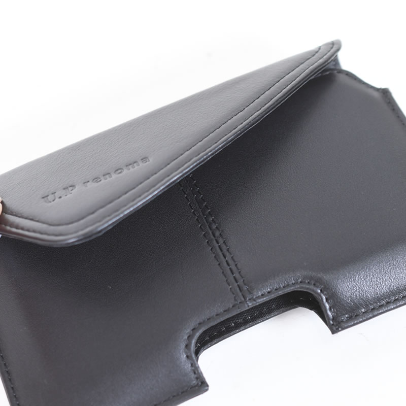パーティを彩るご馳走や U.P renoma ベルトポーチ メンズ 横型 スマホポーチ 小物