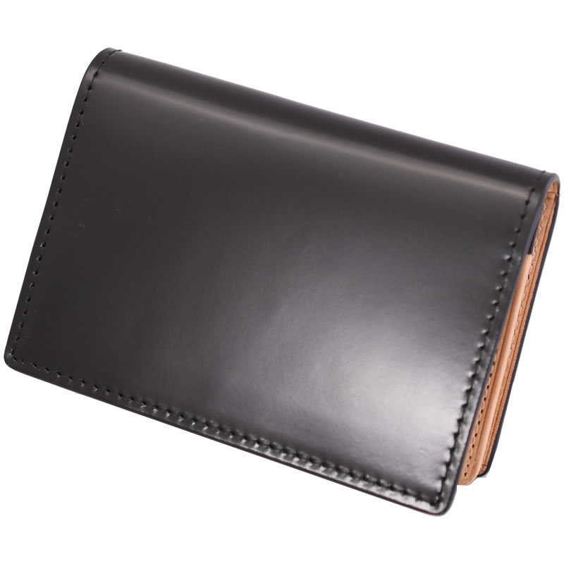 【PID】コードバン 名刺入れ ダークブラウン 訳あり P.I.D 名刺入れ メンズ ブランド 革 本革 レザー コードバン