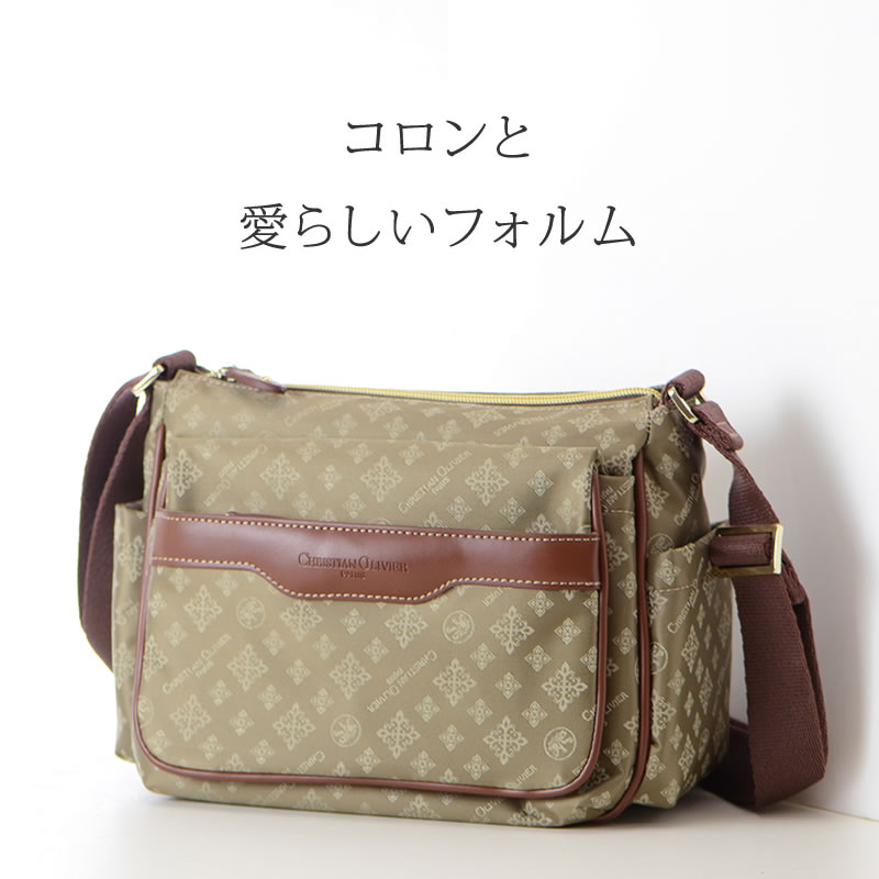 christian olivier ショルダーバッグ レディース 斜めがけ 軽い