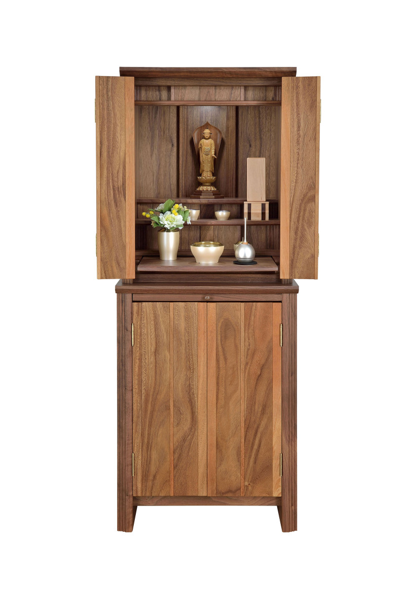 メジャー クルミ無垢 16号 ミニ仏壇 : サカエヤ仏壇Yahoo!ショッピング