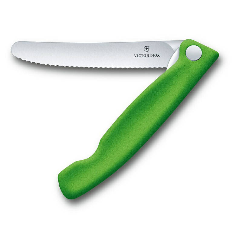 ビクトリノックス ピクニックナイフ 11cm 食洗機対応 日本正規品 折りたたみ式 波刃 ペティ パン切 アウトドア キャンプ 防災 フォールディングナイフ | VICTORINOX | 03