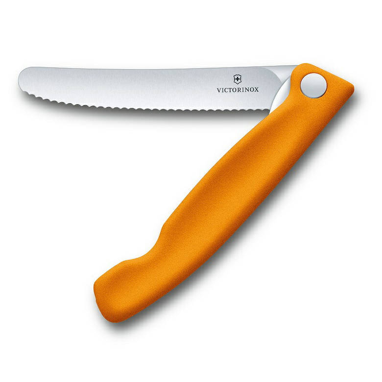ビクトリノックス ピクニックナイフ 11cm 食洗機対応 日本正規品 折りたたみ式 波刃 ペティ パン切 アウトドア キャンプ 防災 フォールディングナイフ | VICTORINOX | 06