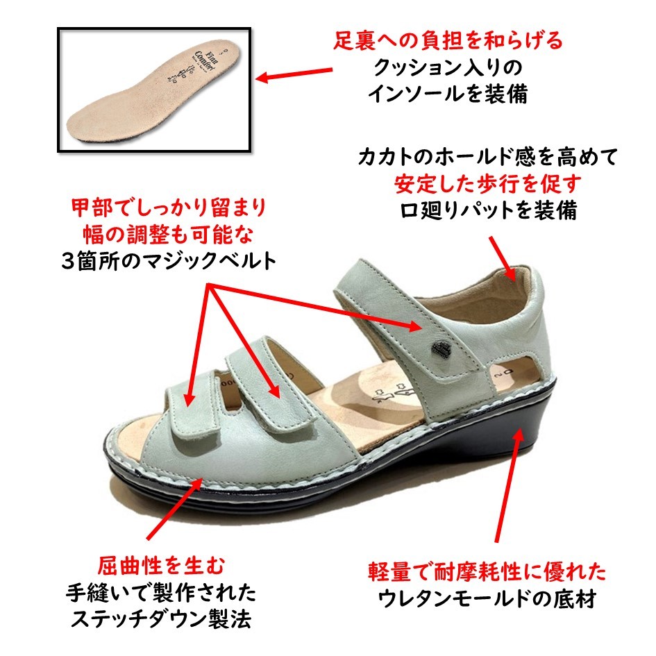 Finn Comfort（フィンコンフォート） レディース サンダル 品番 82655