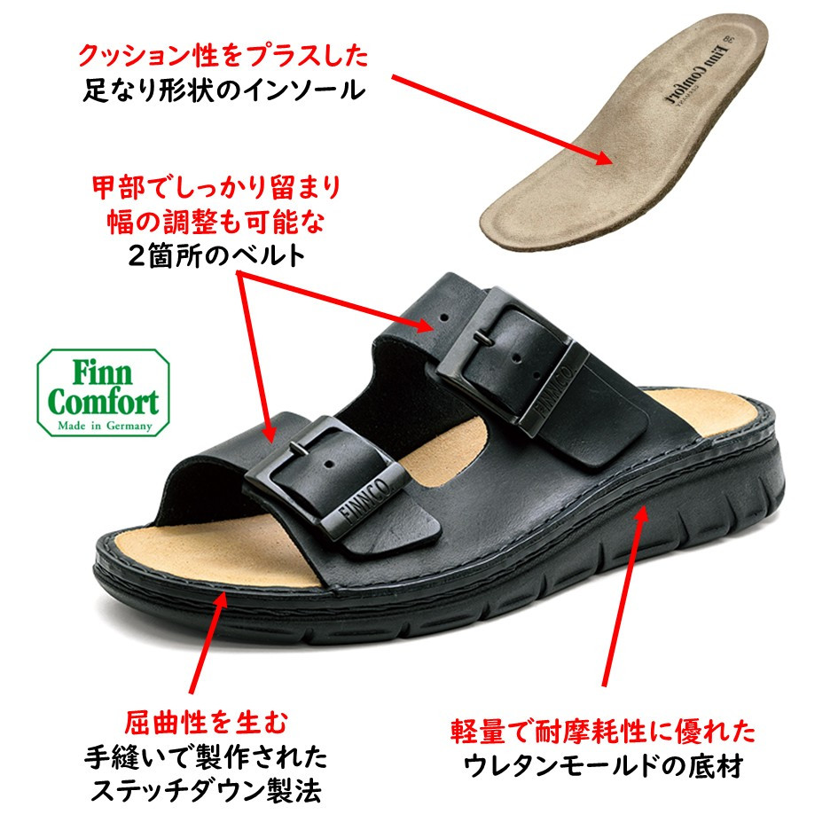 Finn Comfort（フィンコンフォート） レディース & メンズ サンダル 靴