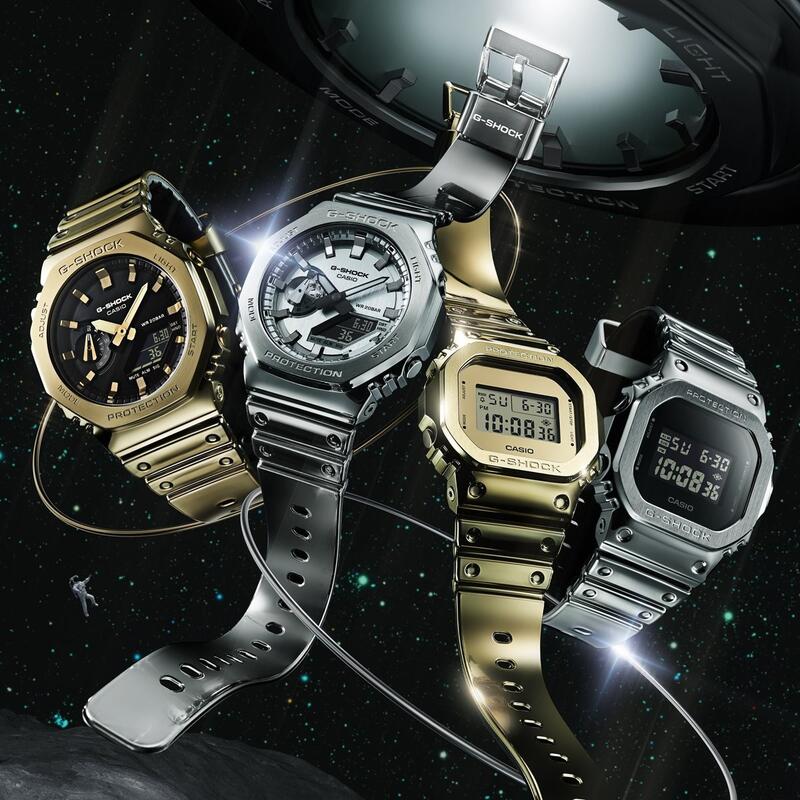 G-SHOCK G-SHOCK Gショック METALLIC SERIES ゴールド メタルベゼル GM