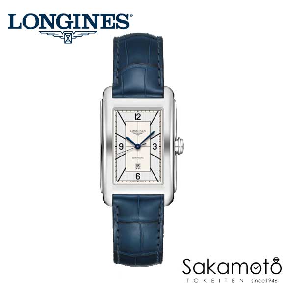 Longinesロンジン「ドルチェヴィータ」DolceVita　スクエアケース　27.7ｘ43.8ミリ　男性用　自動巻き　腕時計　 L5.757.4.73.9　L57574739