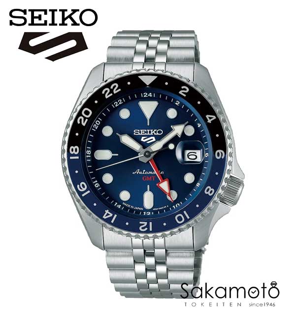 SEIKO 5 SPORTS 自動巻き メカニカル 流通限定モデル GMT 腕時計