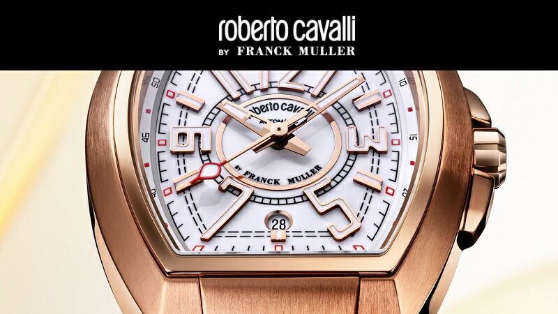 国内正規品 roberto cavalli BY FRANCK MULLER ロベルトカヴァリ バイ