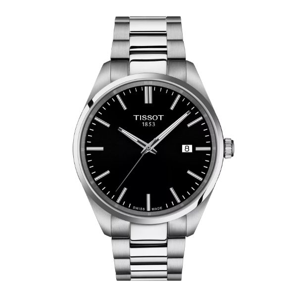 TISSOT（ティソ） 正規品TISSOT PR100 ブラック文字盤 40ミリ 電池式 