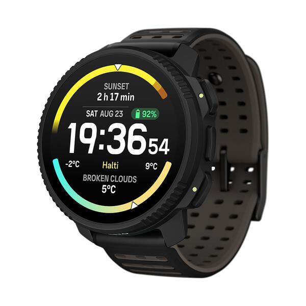SUUNTO VERTICAL 2　ステンレスモデル　アウトドアの長距離冒険やトレーニングに最適なアドベンチャーウォッチ　AMOLEDディスプレイ　GPS　スマートウォッチの画像