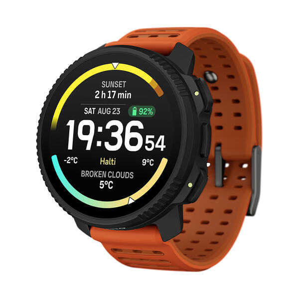 SUUNTO VERTICAL 2　ステンレスモデル　アウトドアの長距離冒険やトレーニングに最適なアドベンチャーウォッチ　AMOLEDディスプレイ　GPS　スマートウォッチの画像