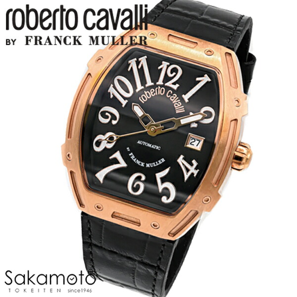 【稼働】 ロベルトカヴァリ by フランクミュラー クロノグラフ 腕時計 希少 国内正規品 roberto cavalli BY FRANCK MULLER ロベルトカヴァリ バイ