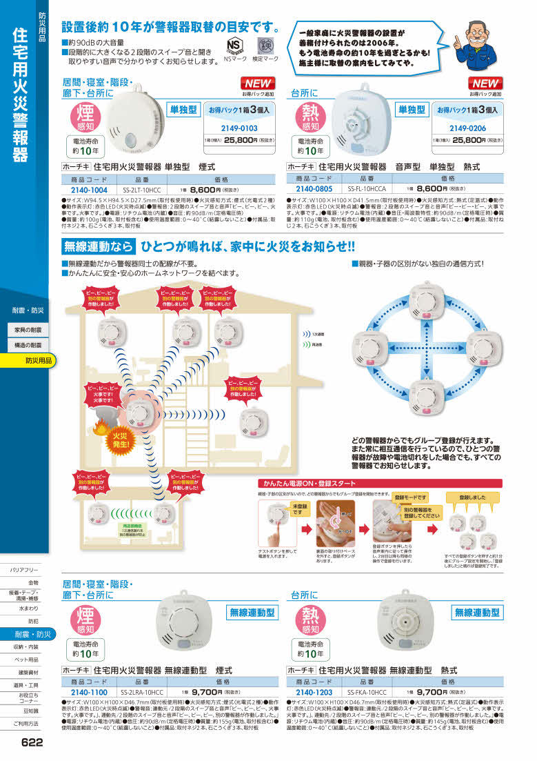 セール 登場から人気沸騰 SS-FL-10HCP ホーチキ SSFL10HCP 熱式 住宅用火災警報