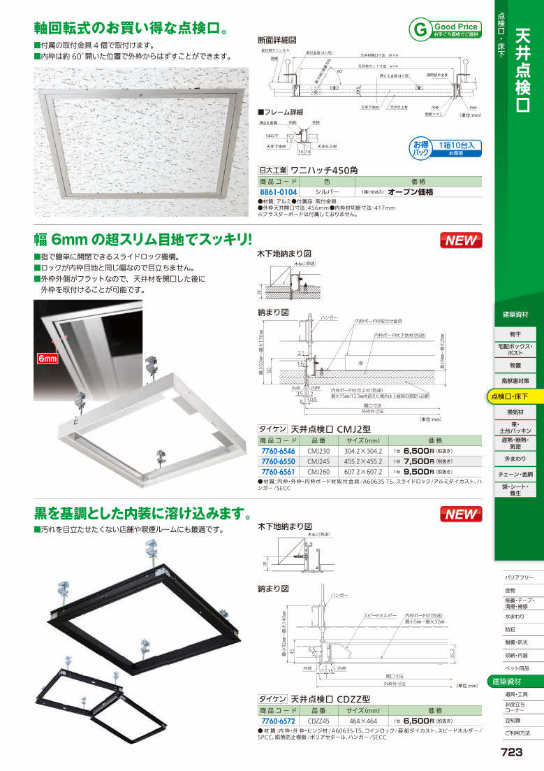 建築金物 点検口 ＫＹハウスハッチ アルミ枠床下点検口 シルバー色 600ミリ角 S600KY 水上金属 最大72％オフ！