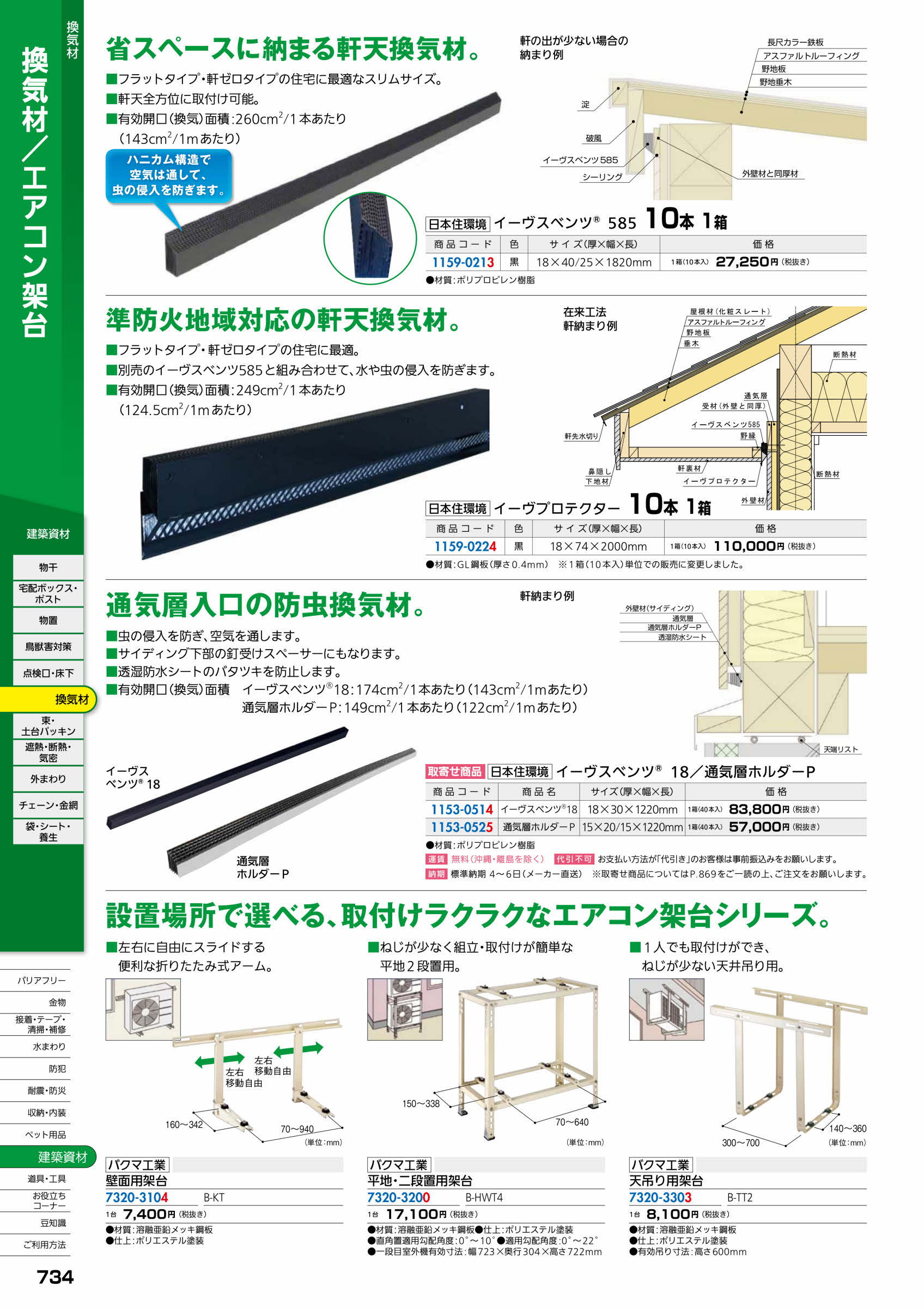 日本住環境 （お得）イーヴプロテクター ブラック １０本入「送料別途