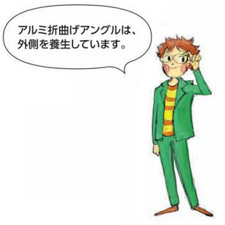 _po_po様 創建 56265-2m アルミアングル1.5×13×25 長さ：2m アルマイト