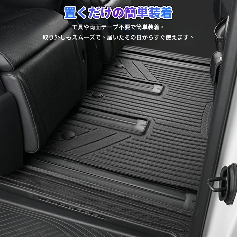 トヨタ 新型 ハリアー 80系 フロア マット ラゲッジ ガソリン