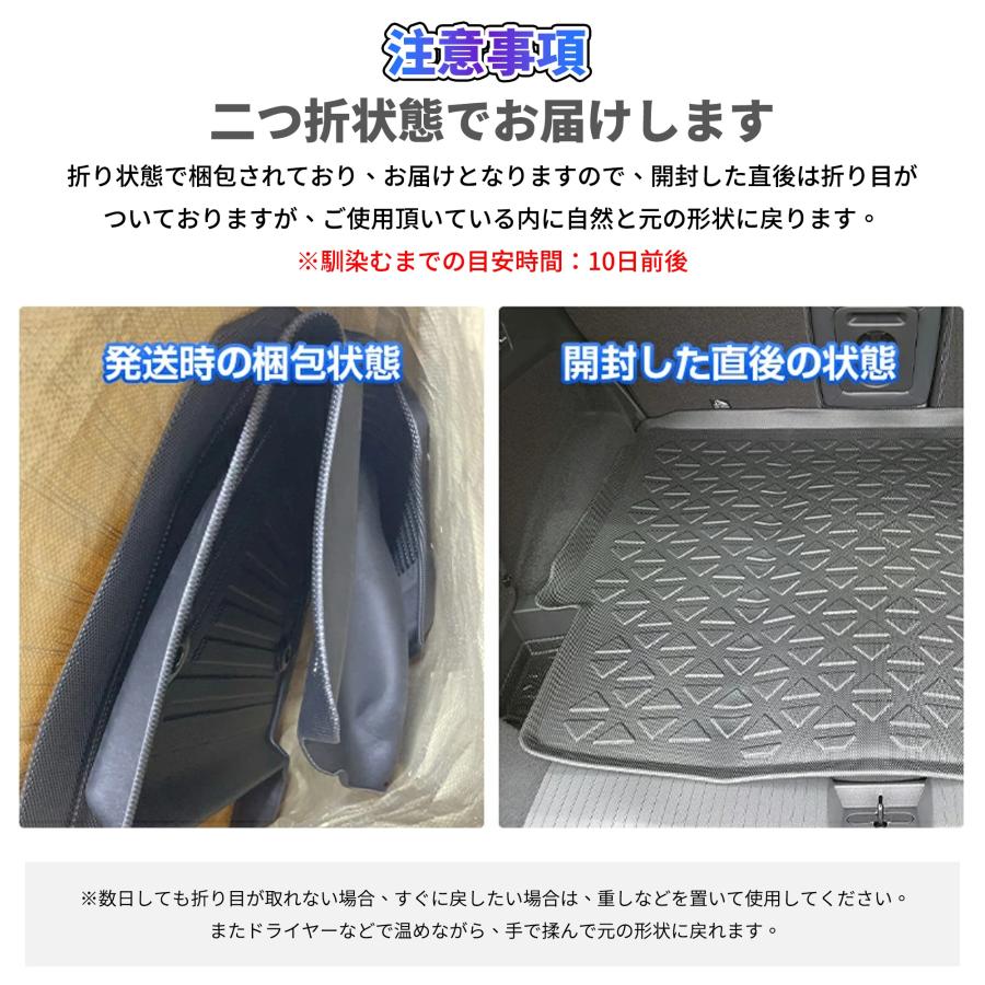トヨタ 新型 ハリアー 80系 フロア マット ラゲッジ ガソリン