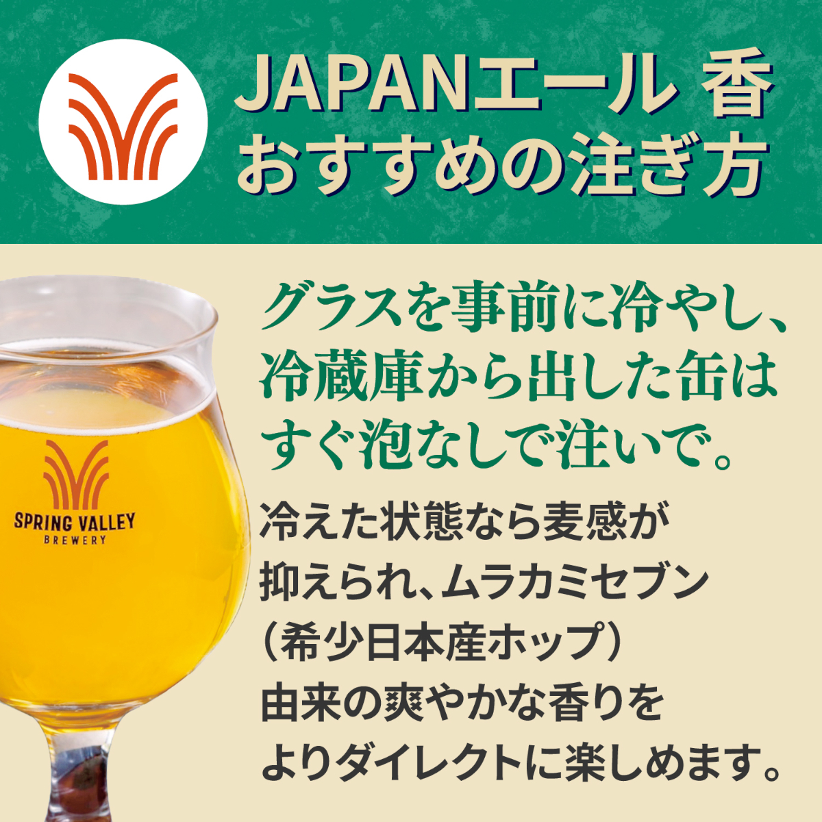 キリン（KIRIN） スプリングバレー SPRING VALLEY BREWERY JAPANエール