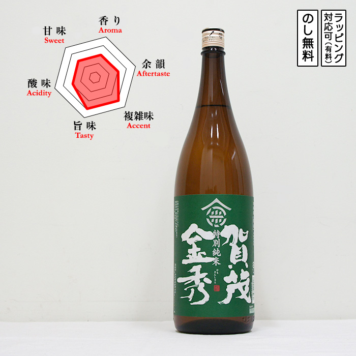 賀茂金秀 日本酒 特別純米 1800 雄町 八反錦  KAMOKINSHU とくべつじゅんまい かもきんしゅう  (広島県／金光酒造)  ギフト プレゼント のし無料 | 