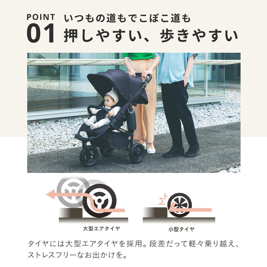 AIRBUGGY 【 開閉式フロントバー仕様 】 エアバギー ココ