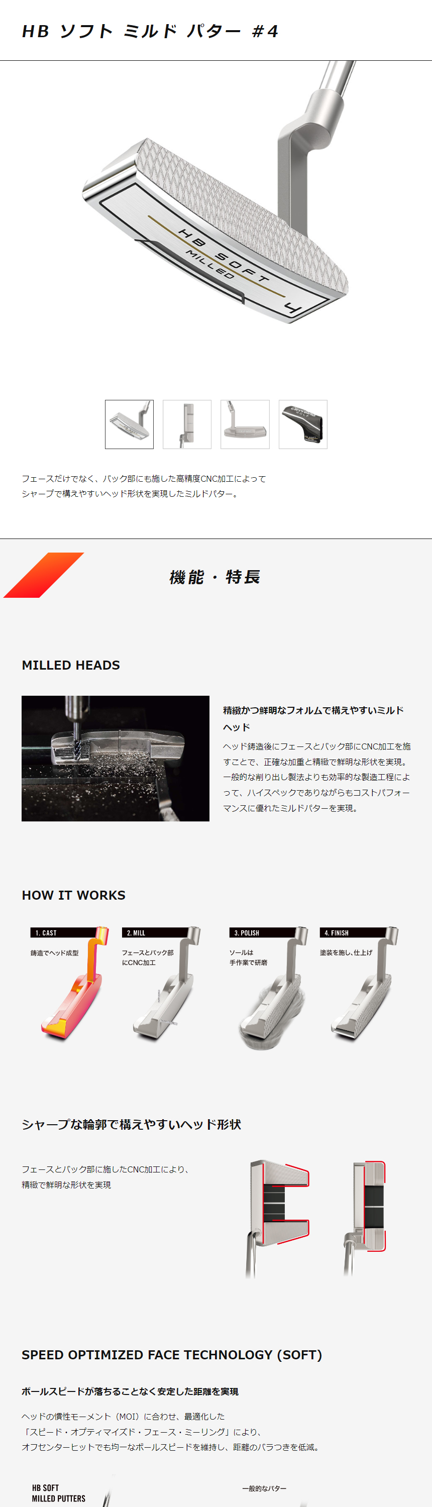 Cleveland Golf 日本正規品 クリーブランド HB ソフト
