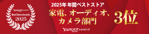 2025年 年間ベストストア 家電、オーディオ、カメラ部門 3位