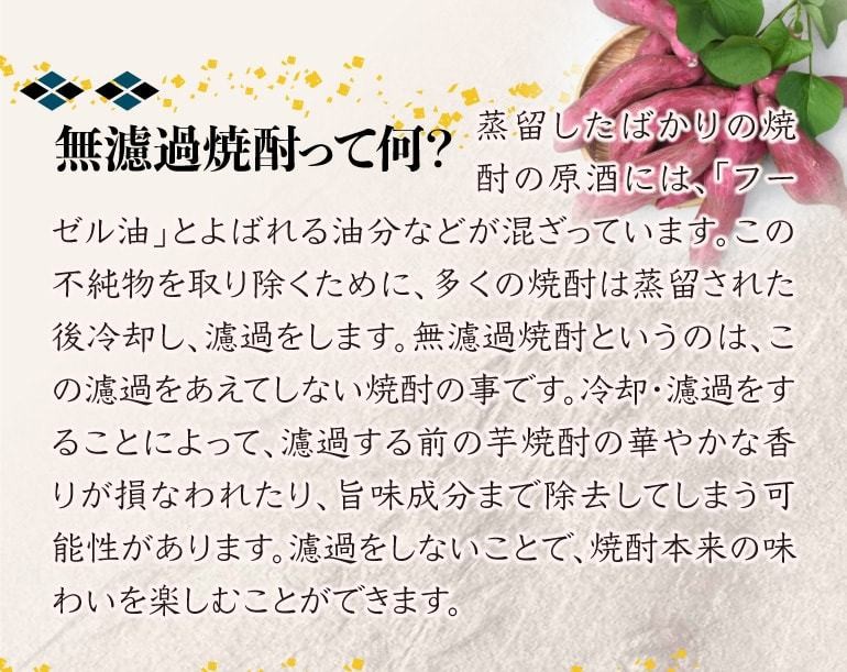 無濾過焼酎