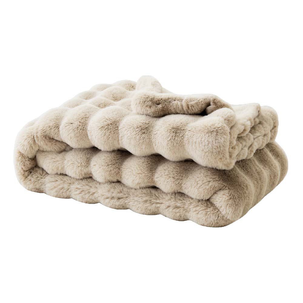 ASHEL 毛布 ふわもこラビット premium 【クイーン】 ふわとろ毛布