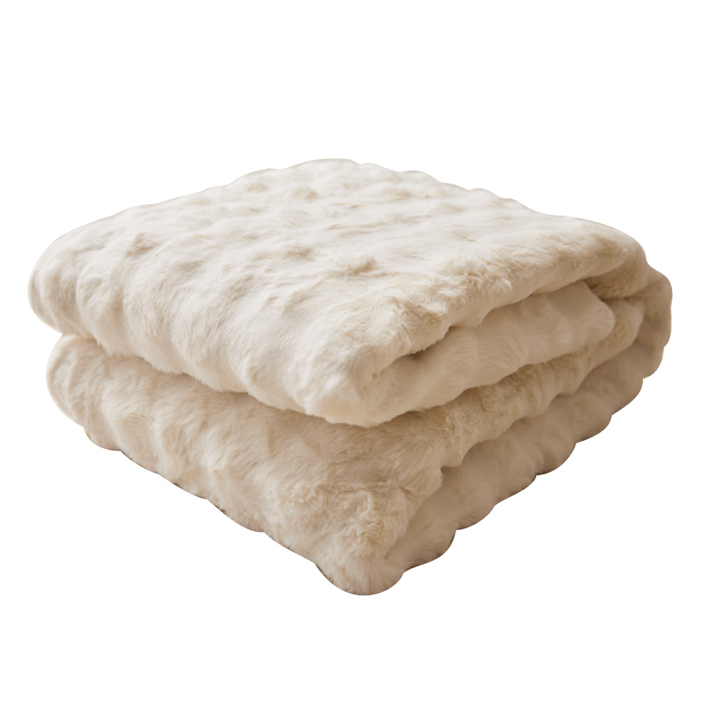 ASHEL ラグ ふわもこラビット premium 135x195cm ふわふわ もこもこ