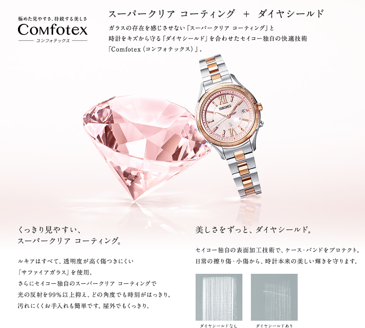 Lady Diamond セイコー ルキア レディダイヤ 4エリア受信対応
