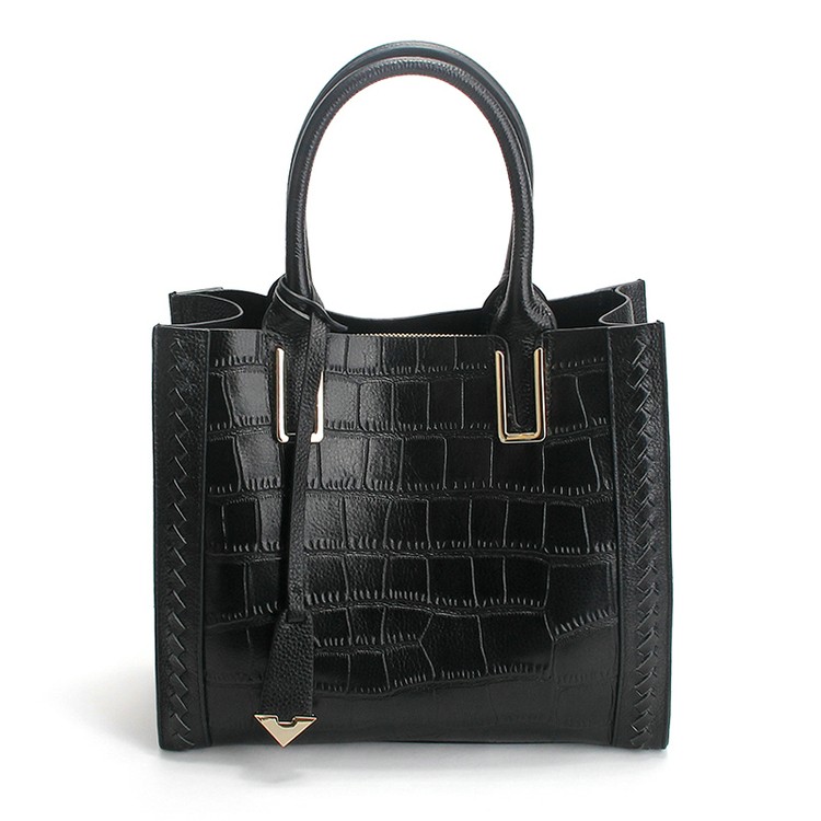 牛革 ハンドバッグ レディース 2way 本革 レザー 革 黒 斜めがけ 通勤