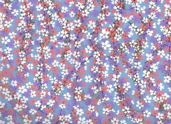 友禅紙 桜　その二　Ａ３判(297mmX470mm)