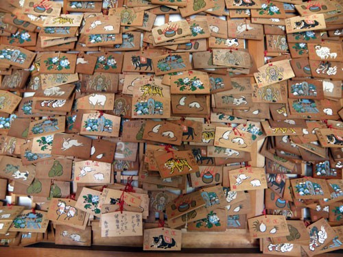 みんなの願いを絵馬に