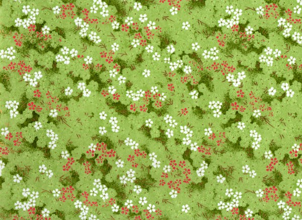 手染め友禅紙　桜　草緑桃　44の製品写真