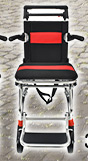 介助用車椅子 車椅子 sg166 介助型 介護用 折りたたみ式 簡易 簡易型 軽量 アルミ製 頑丈 8kg  持ち運び 一体型のハンドブレーキ 衝撃吸収スプリング｜sakura-elec｜03
