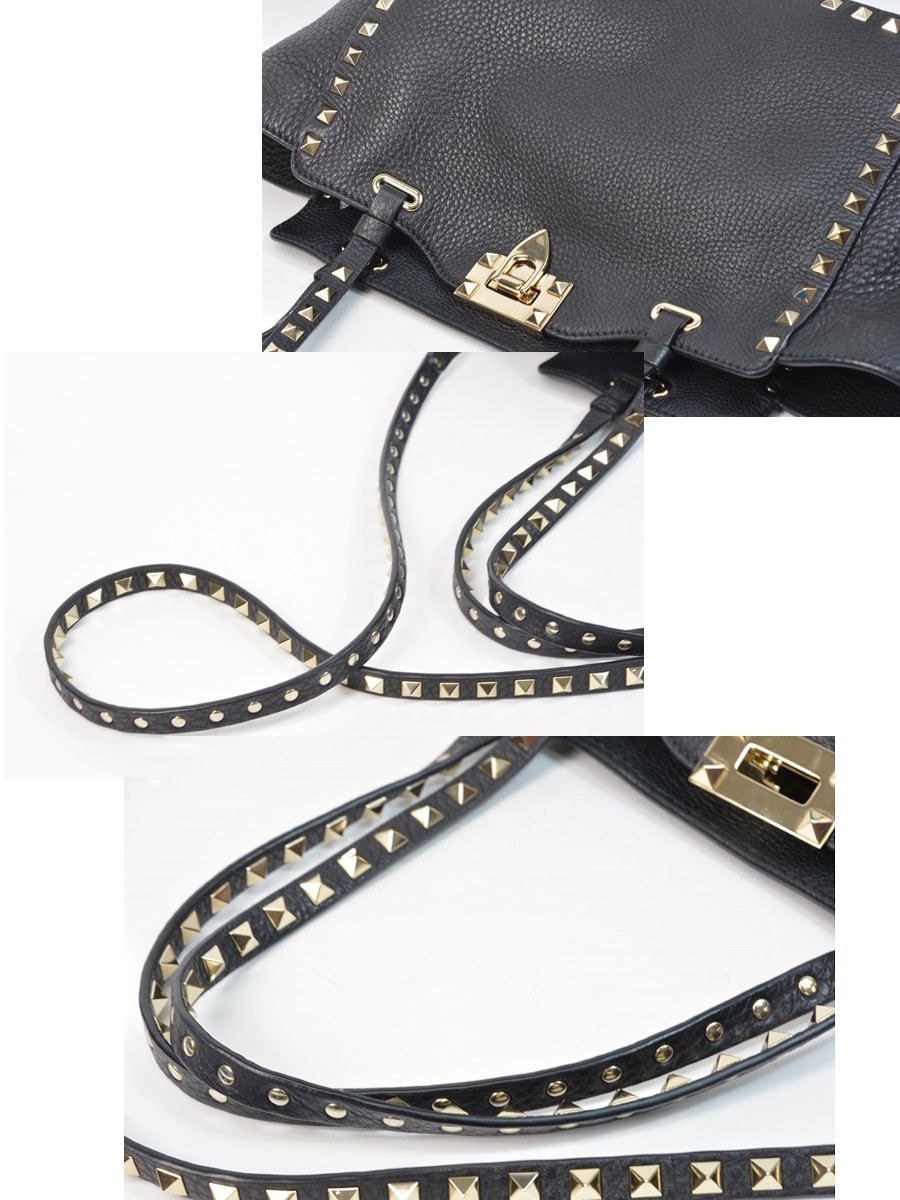 ヴァレンティノ ガラヴァーニ 超美品 ロックスタッズ スモール VALENTINO（ヴァレンティノ） 【美品】ヴァレンティノ ガラヴァーニ