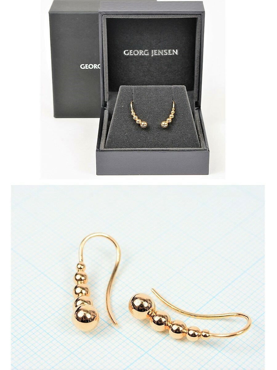 Georg Jensen ジョージジェンセン ピアス ムーンライトグレープ