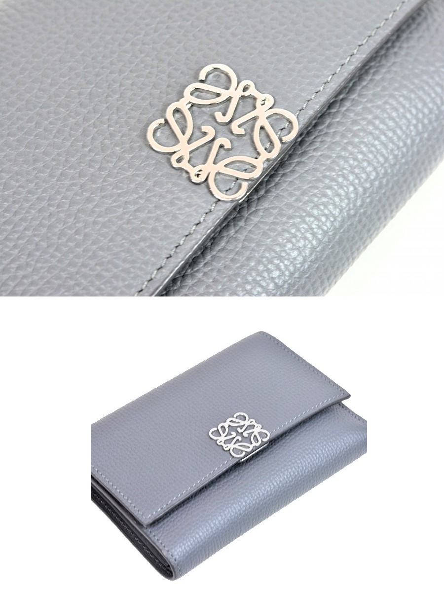 LOEWE（ロエベ） 【美品】ロエベ アナグラム バーティカル ウォレット