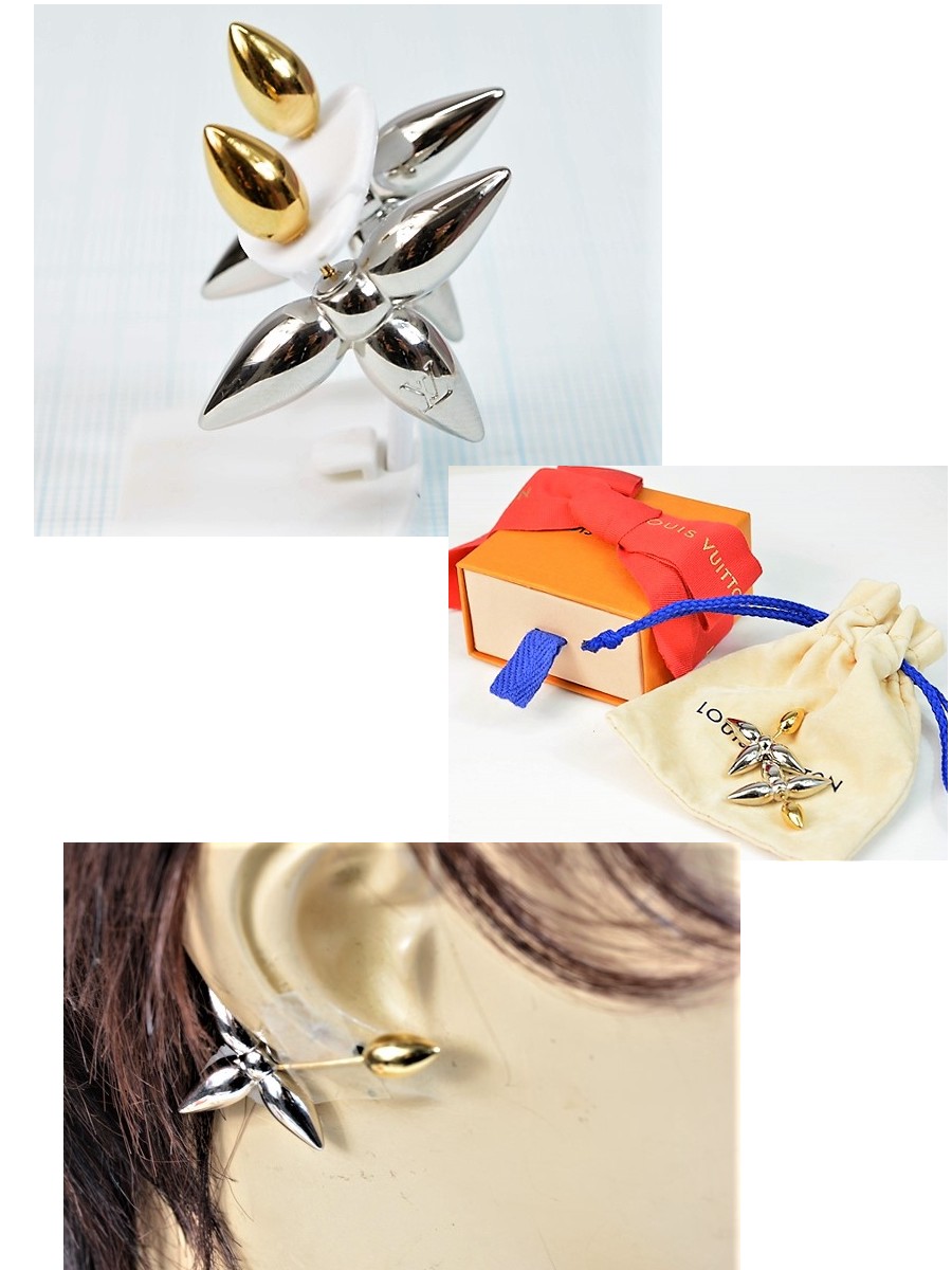Louis Vuitton Louisette stud earrings (M80268)