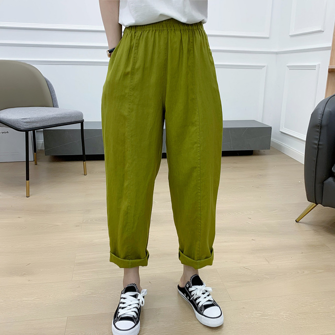 homeworking 新品！麻100ワイドパンツ 生成り さら軽ワイドパンツ/生成り/三河織物