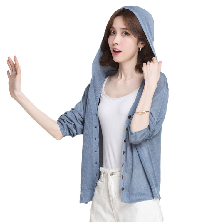 パーカー レディース 薄手 春 夏 トップス 春夏 フード付き サマーニット カーディガン 透け感 シンプル 夏 ニット パーカー レディース 長袖 カーディガン サマーニット