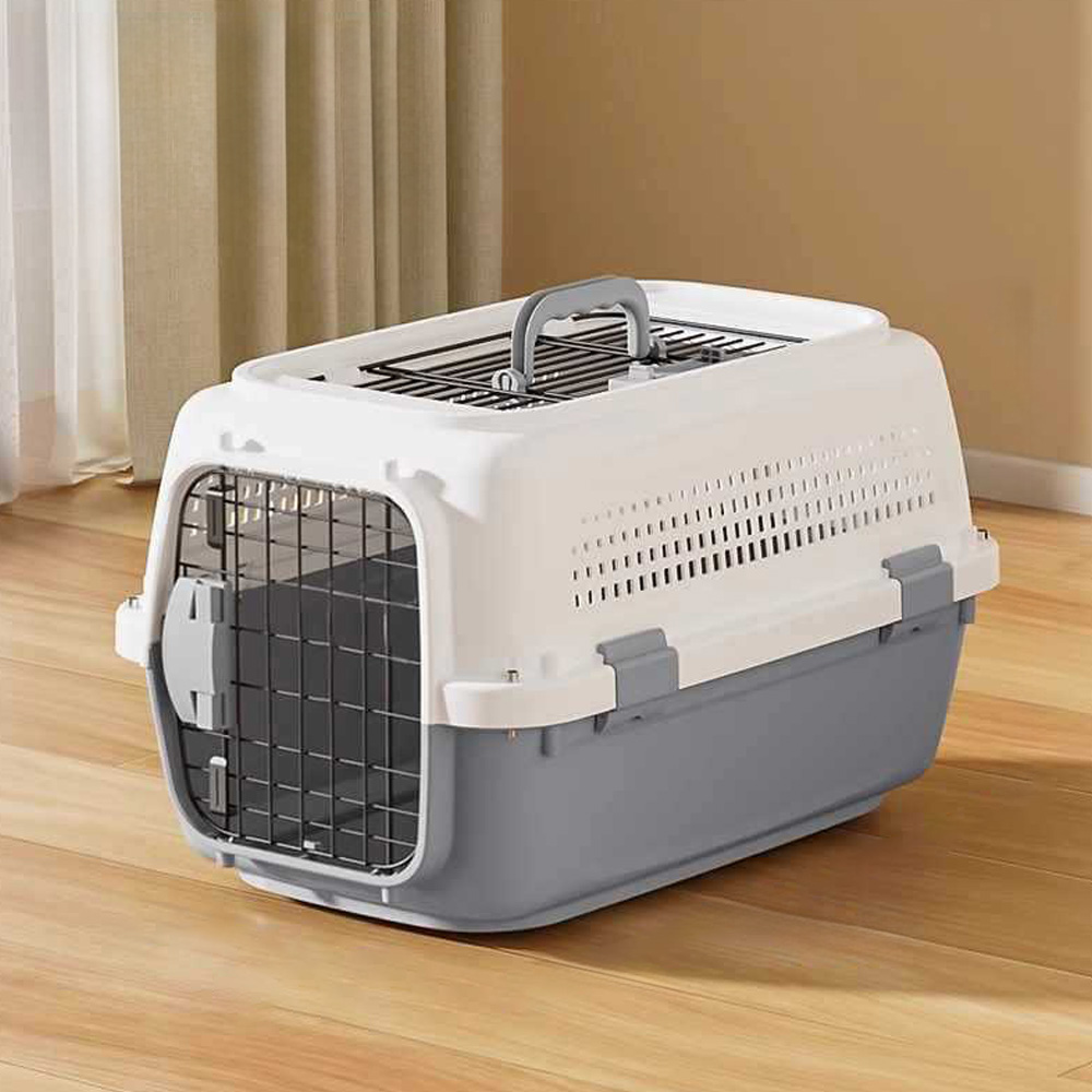 ペットキャリーケース ハード 小型 犬 猫 上扉 ペットキャリーバッグ 持ち運び 軽量 クレート ペットハウス ドッグキャリーバッグ 頑丈 旅行 車 |  | 01