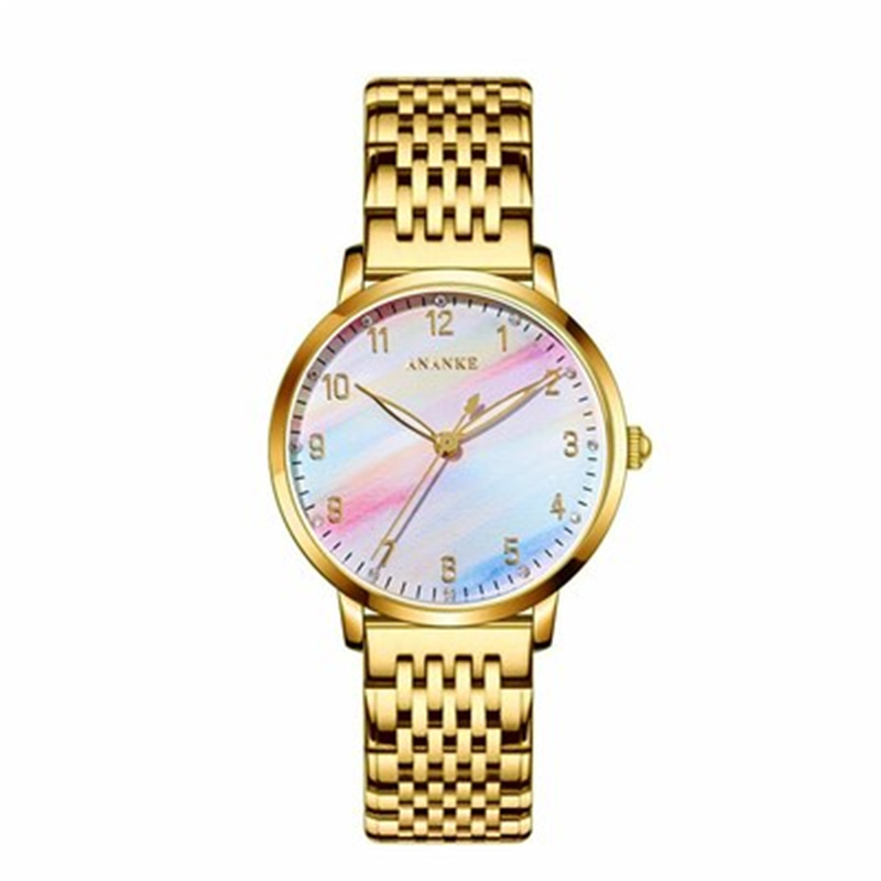 腕時計 レディース 時計 ウォッチ 女性 パステル おしゃれ かわいい 高級感 ゴールド シルバー 腕時計 防水 軽量 金属アレルギー プレゼント  ギフト