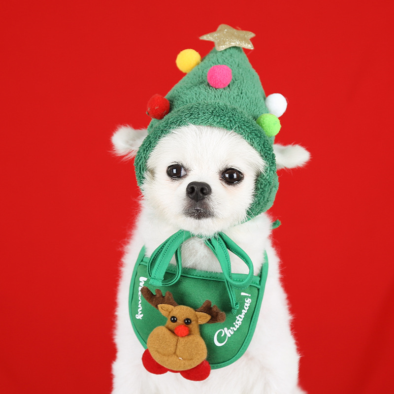 クリスマス ペット服 帽子 ハロウィン 猫犬仮装 よだれかけ ネコウェア コスプレ服 犬猫仮装 面白い 仮装 可愛い Halloween 装飾 いぬ