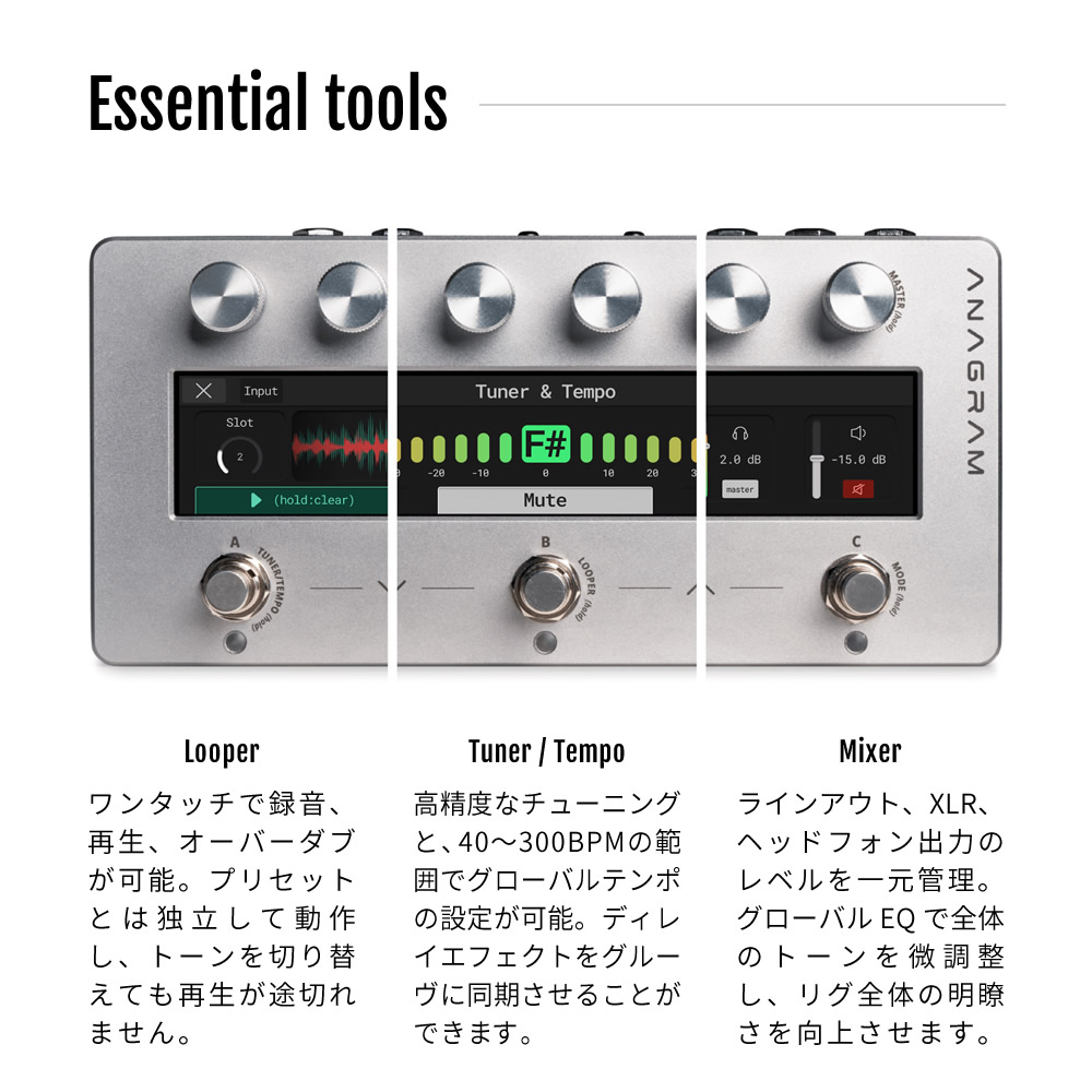 Darkglass Electronics マルチエフェクター Anagram 〔 ベース用